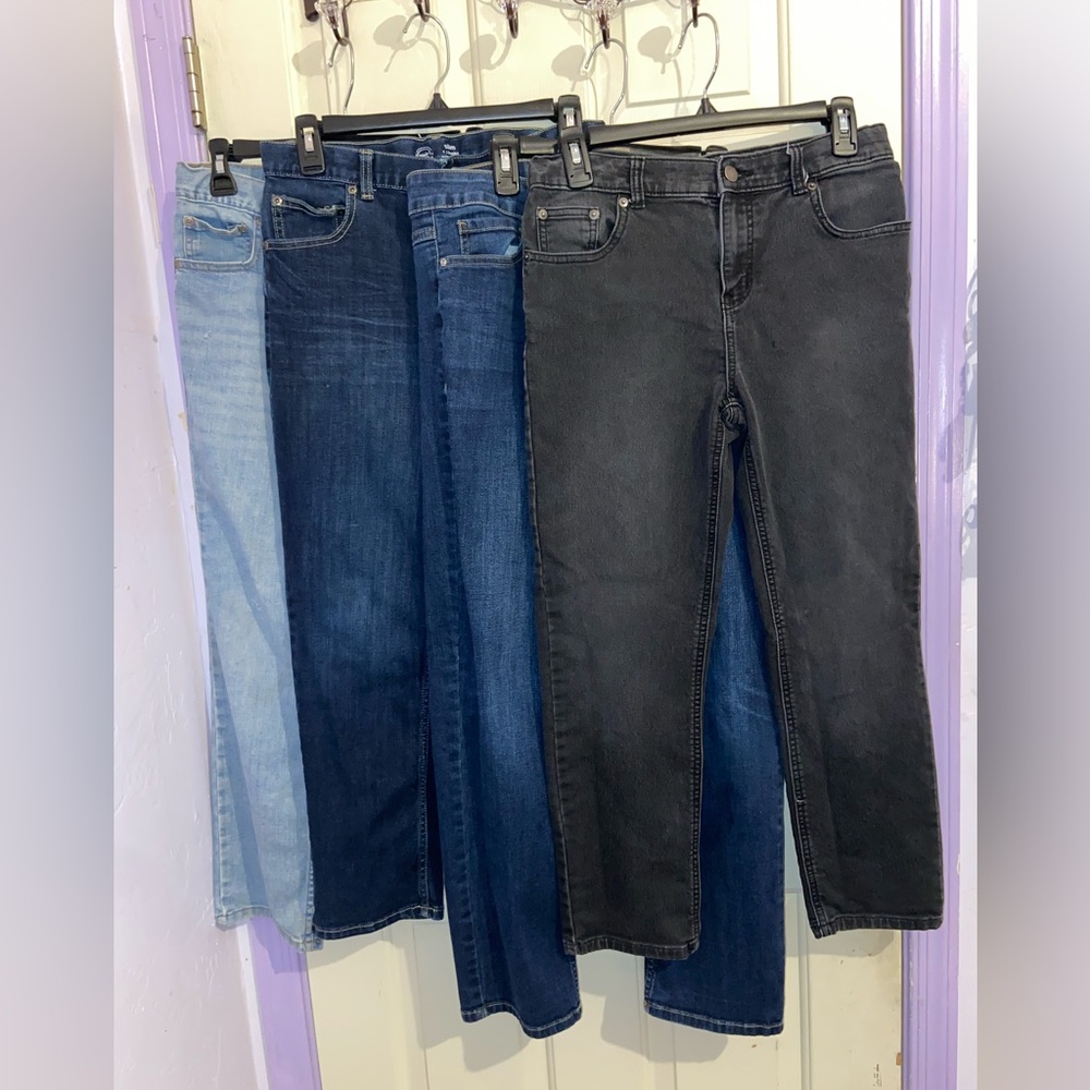4 Pair Boys Jeans Size 14